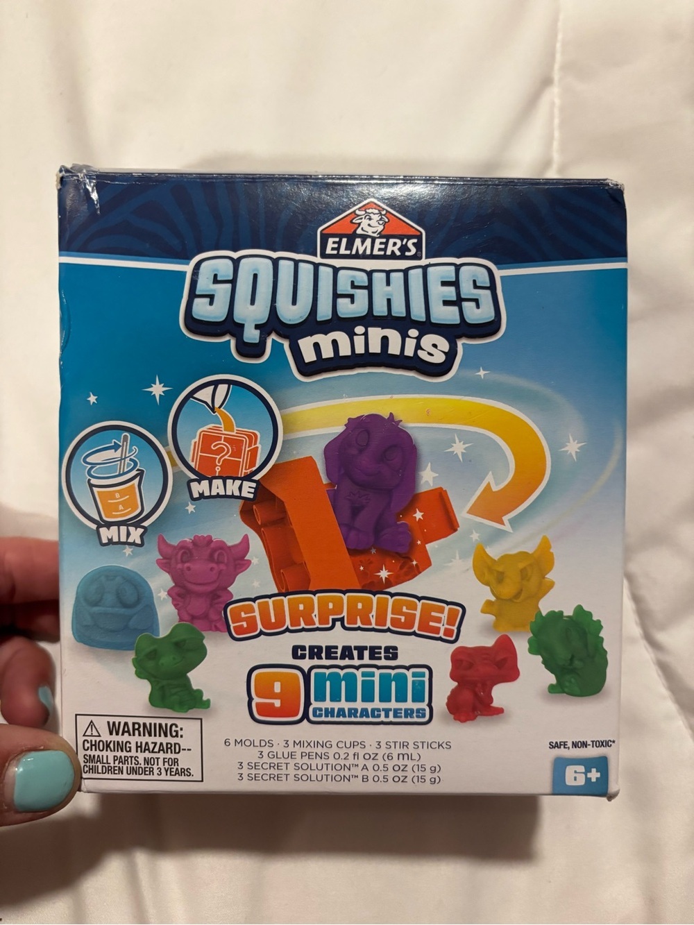 Squishies Elmers mini Surprise! 9 Mini Characters craft new